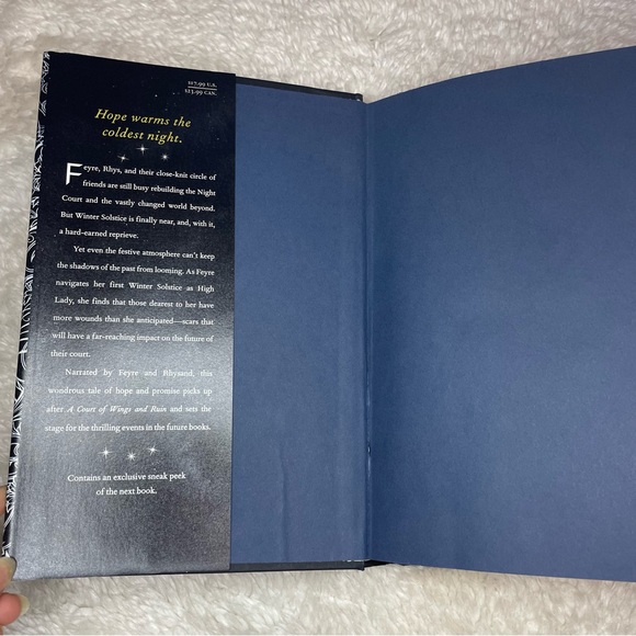 1st edition original cover Sarah J Maas a court of Frost and Starlight hardcover - Picture 5 of 9